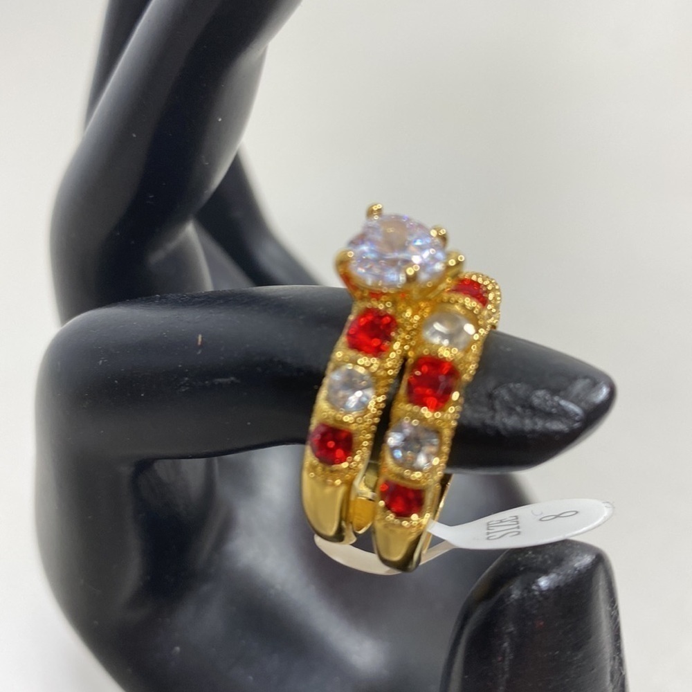 2 piece s925 silver ring set​​​​​​​​​​​​​​​​ - Picture 2 of 5